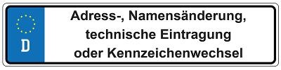 Merkblätter Adress-, Namensänderung