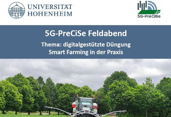 Plakat 5G-PreCiSe Feldabend