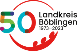 Logo 50 Jahre Landkreis Böblingen