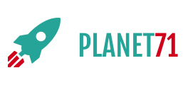 Link zur Homepage Planet 71 Logo Planet 71