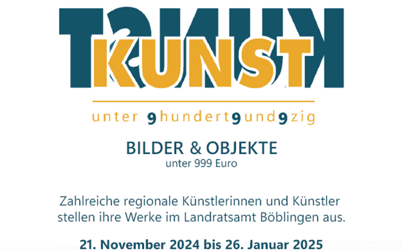 Flyer Kunst unter 999