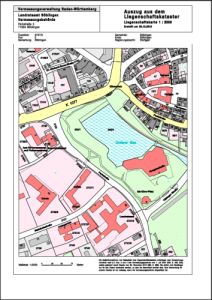 Beispielfoto Auszug Liegenschaftskataster Beispielfoto Auszug Liegenschaftskataster