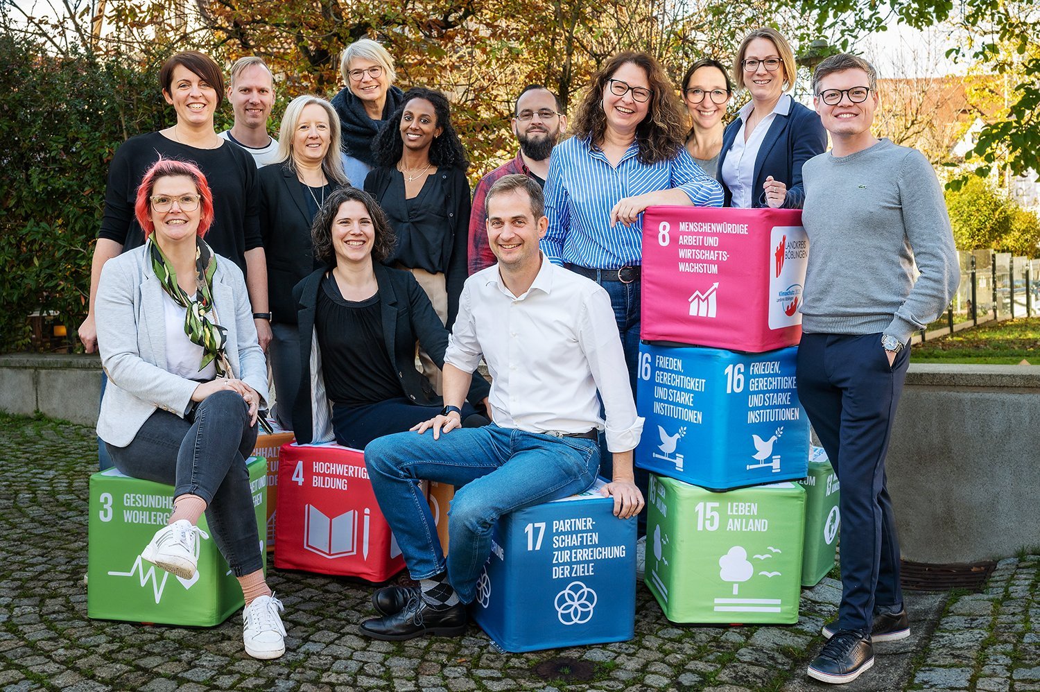 Teamfoto Stabstelle Wirtschaft und Tourismus