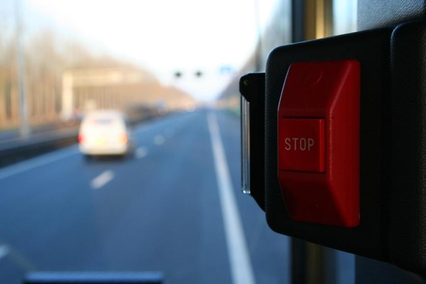 Stopschalter im Bus